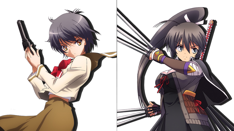 Illustration for article titled All The Anime, Manga, Novel, and Game Characters in Nitroplus Blasterz